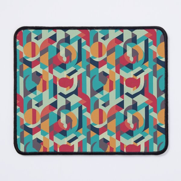 Item preview, Symmetrical and abstract geometric pattern with clean lines designed and sold by SeamlessBlend.