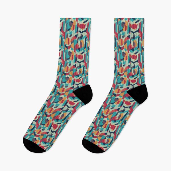 Item preview, Symmetrical and abstract geometric pattern with clean lines designed and sold by SeamlessBlend.