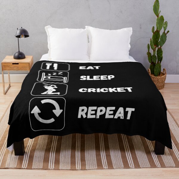 Item preview, Eat Sleep Cricker Repeat designed and sold by Lawro007.