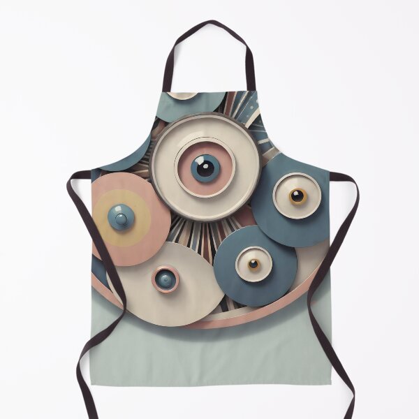 Item preview, The eyes of the universe, abstraction in the style of the 1960s designed and sold by My-fake-places.