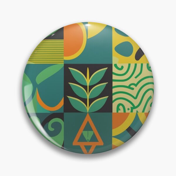 Item preview, Symmetrical and abstract geometric pattern with clean lines designed and sold by SeamlessBlend.