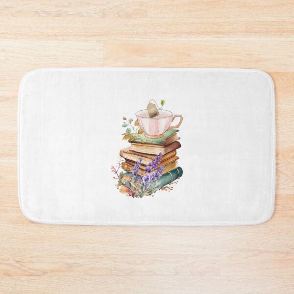 Item preview, Book and Lavender with Cup of Tea designed and sold by WORLD-SOFIA.