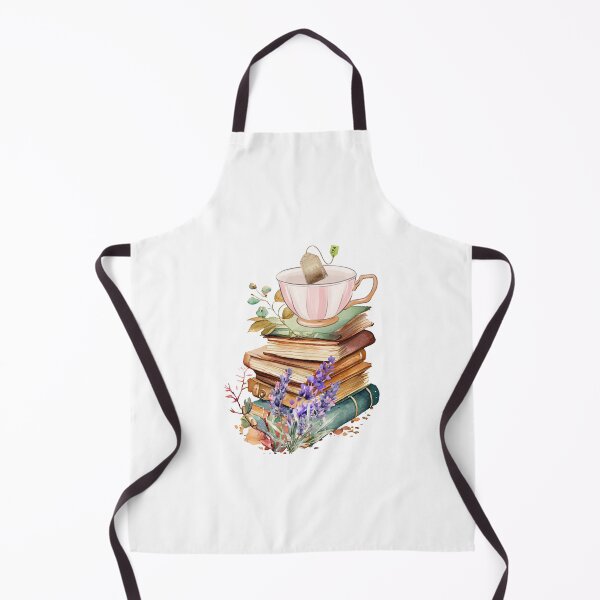 Item preview, Book and Lavender with Cup of Tea designed and sold by WORLD-SOFIA.