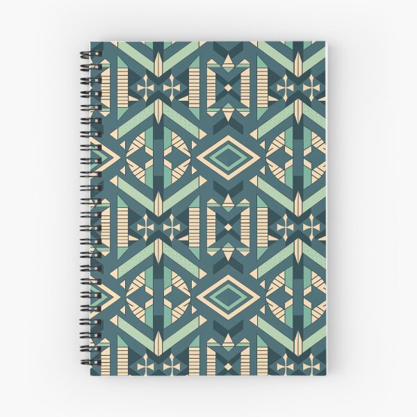 Item preview, Symmetrical and abstract geometric pattern with clean lines designed and sold by SeamlessBlend.