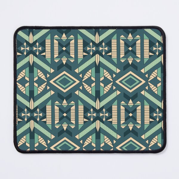 Item preview, Symmetrical and abstract geometric pattern with clean lines designed and sold by SeamlessBlend.