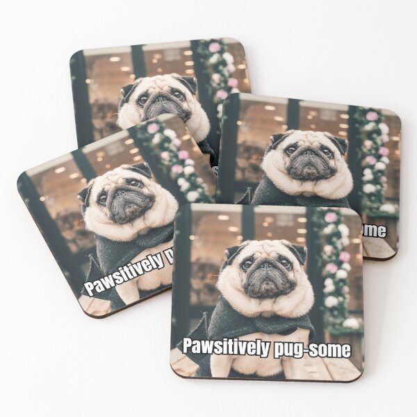 Item preview, Pawsitively pug-some designed and sold by GasconyPassion.