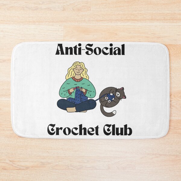 Item preview, Anti-Social Crochet Club designed and sold by StickyKitten.