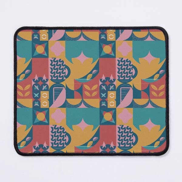 Item preview, Symmetrical and abstract geometric pattern with clean lines designed and sold by SeamlessBlend.