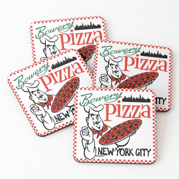Item preview, Bowery Pizza Retro NYC designed and sold by segrob.