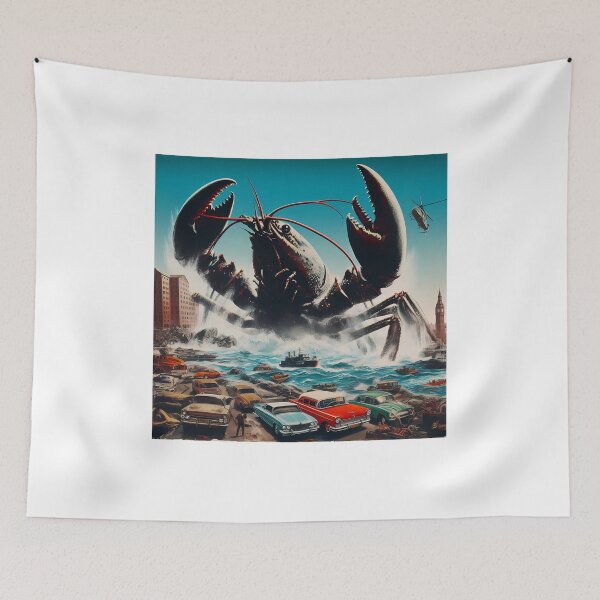 Item preview, Giant Lobster in the City designed and sold by Getting-shirty.