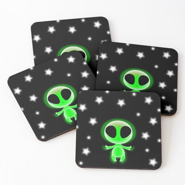 Item preview, Cute alien in space with stars designed and sold by Annie--Fox.