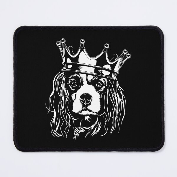 Item preview, Cavalier King Charles Spaniel with crown portrait designed and sold by dogarts.