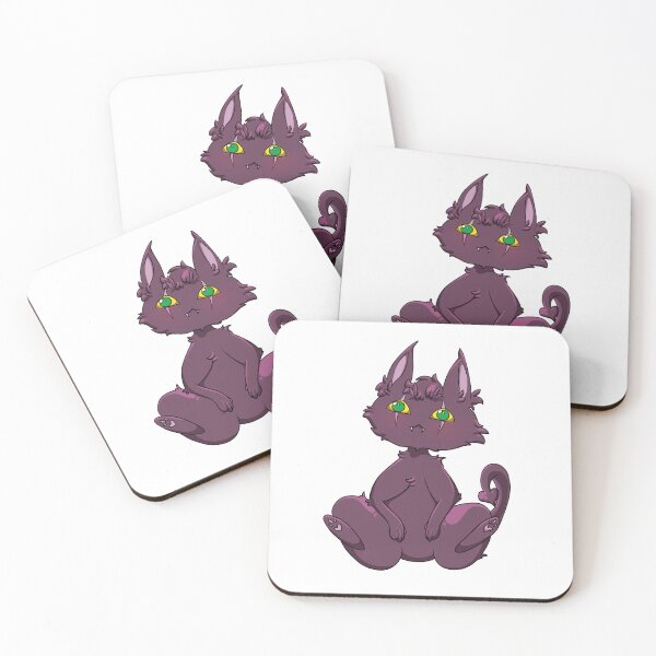 Item preview, Cute purple cat designed and sold by Arctic-Arts.