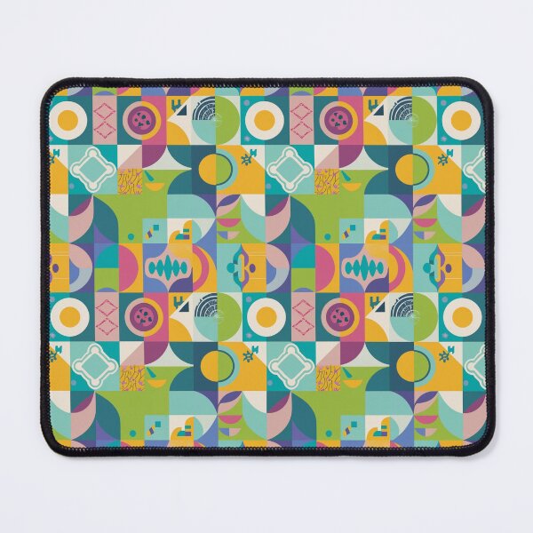 Item preview, Symmetrical and abstract geometric pattern with clean lines designed and sold by SeamlessBlend.