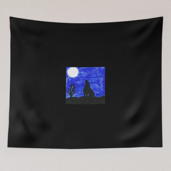 Item preview, Wolf and Moon designed and sold by emhandcrafts.