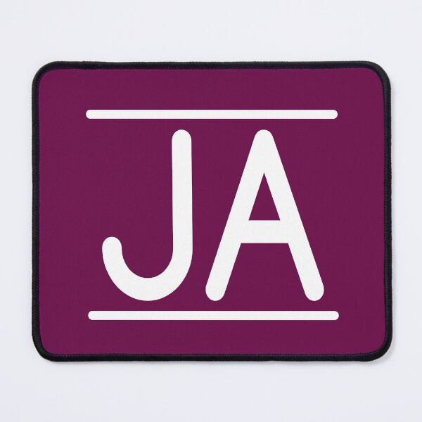 Item preview, JA Initials Monogram designed and sold by Jeallan Designs.