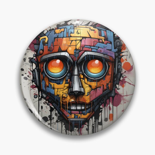 Item preview, Graffiti Bot designed and sold by SMRprintdesign.
