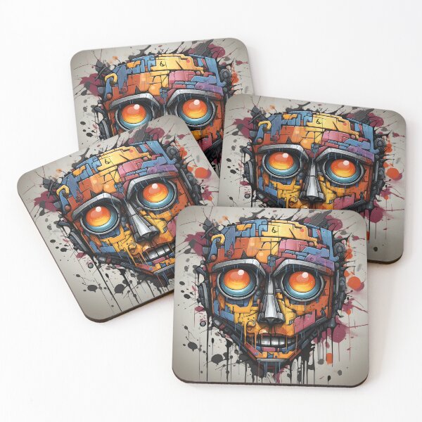 Item preview, Graffiti Bot designed and sold by SMRprintdesign.
