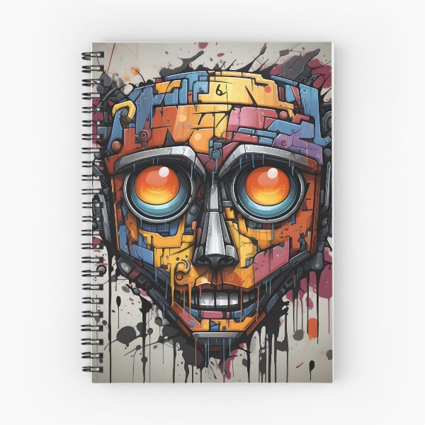 Item preview, Graffiti Bot designed and sold by SMRprintdesign.