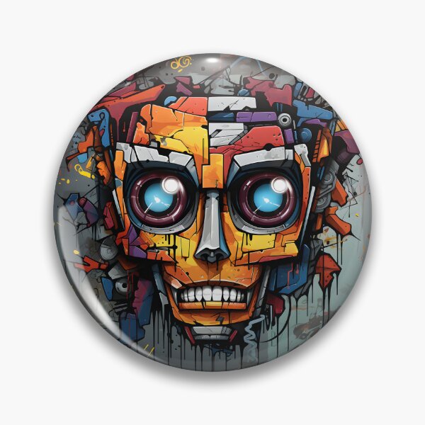 Item preview, Graffiti Bot 2 designed and sold by SMRprintdesign.