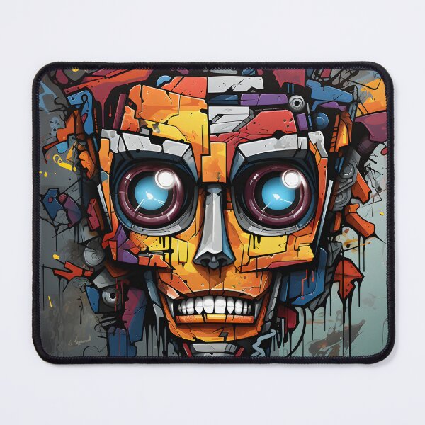 Item preview, Graffiti Bot 2 designed and sold by SMRprintdesign.