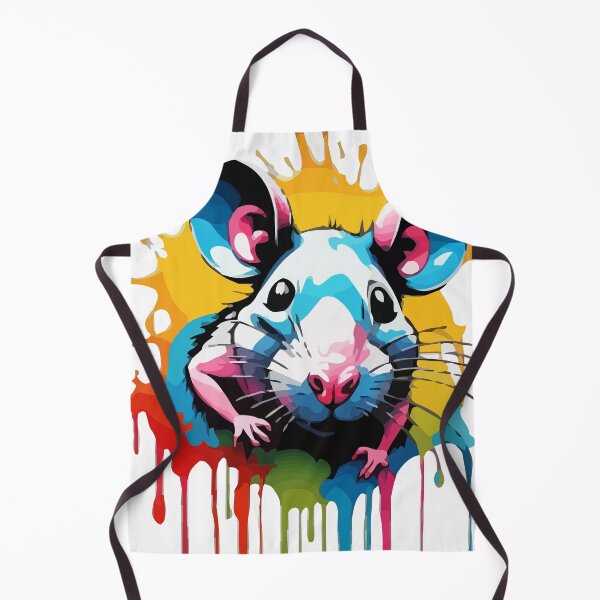 Item preview, A Vibrant Rat: Colorful Paint-Dripping Digital Art Masterpiece designed and sold by javaoverride.