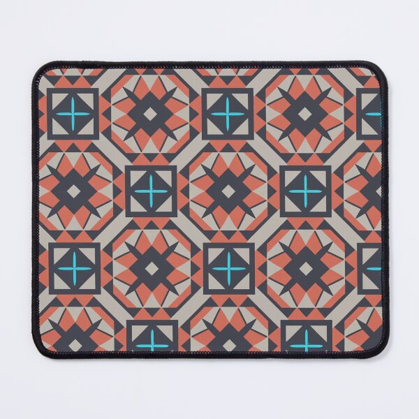 Item preview, Symmetrical and abstract geometric pattern with clean lines designed and sold by SeamlessBlend.