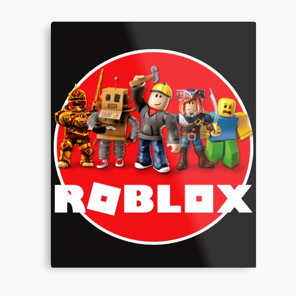 Roblox Noob Character Metal Print by Vacy Poligree - Pixels