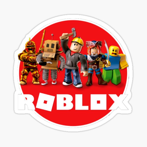 Red Roblox Logo Sticker for Sale by NineSvn