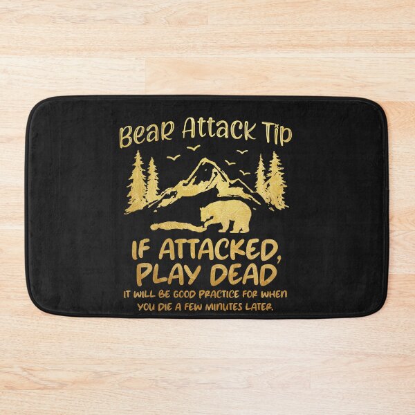 Item preview, Bear Attack Tip Funny Saying Camping Hiking Outdoor designed and sold by Pitchou07.