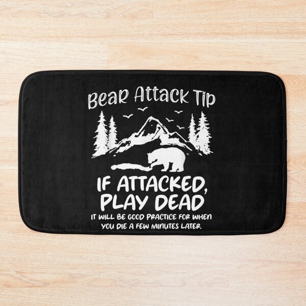 Item preview, Bear Attack Tip Funny Saying Camping Hiking Outdoor designed and sold by Pitchou07.