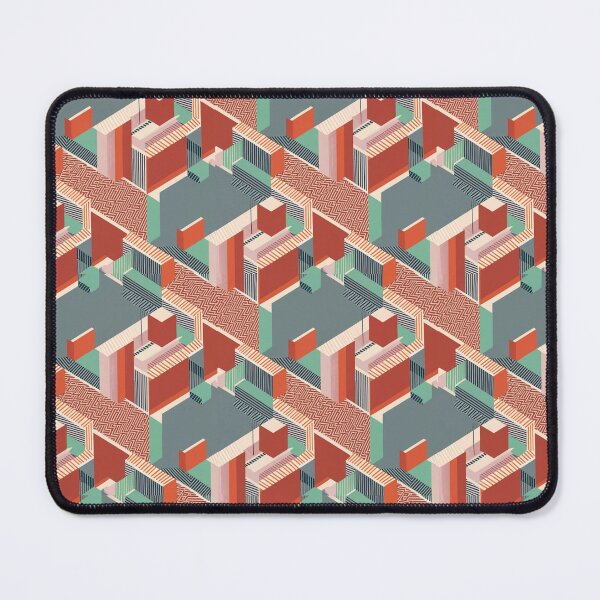 Item preview, Symmetrical and abstract geometric pattern with clean lines designed and sold by SeamlessBlend.