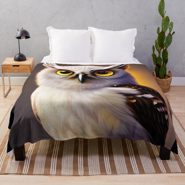 Item preview, Cute Owl, cartoon drawing, Ai Generated Art designed and sold by ACC .