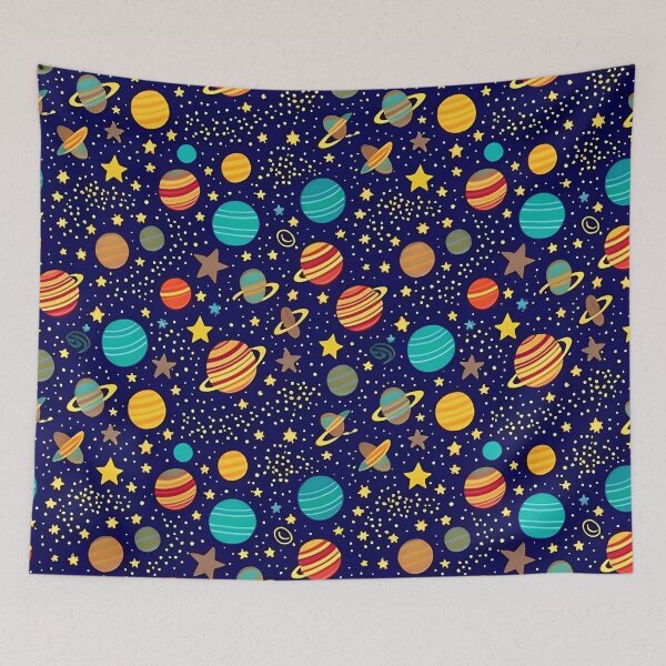 Item preview, Mesmerizing stars, planets and cosmic elements pattern  designed and sold by 29Bumblebee.