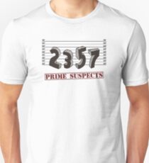 The Prime Number Suspects Unisex T-Shirt