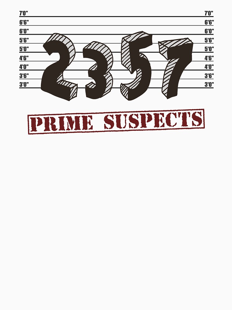 Thumbnail 7 of 7, Essential T-Shirt, The Prime Number Suspects designed and sold by TheShirtYurt.