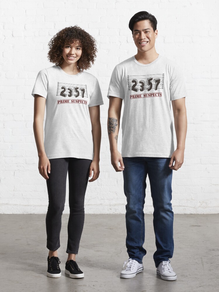 Essential T-Shirt, The Prime Number Suspects designed and sold by TheShirtYurt