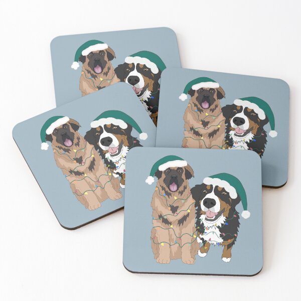 Item preview, Christmas Holiday Bernese and Leonberger  designed and sold by KantstandyaC.