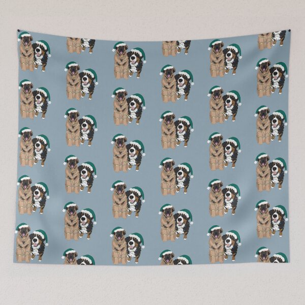 Item preview, Christmas Holiday Bernese and Leonberger  designed and sold by KantstandyaC.