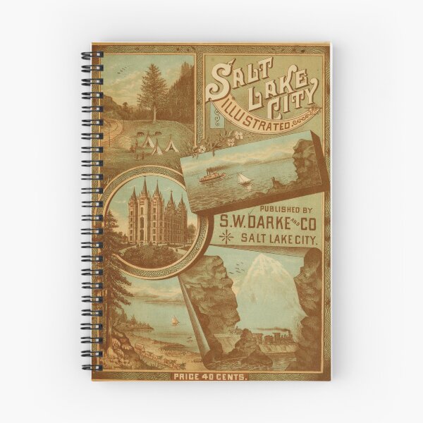 Item preview, Vintage newspaper advertisement for Salt Lake City designed and sold by EllavonGnatz.