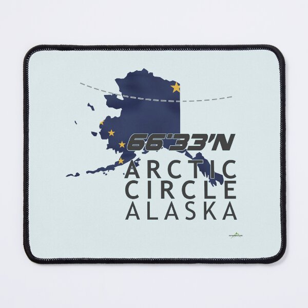 Item preview, Alaska Arctic Circle USA Sticker T-Shirt 01 designed and sold by OuterShellUK.