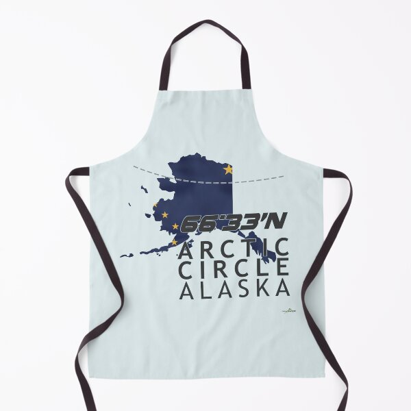 Item preview, Alaska Arctic Circle USA Sticker T-Shirt 01 designed and sold by OuterShellUK.