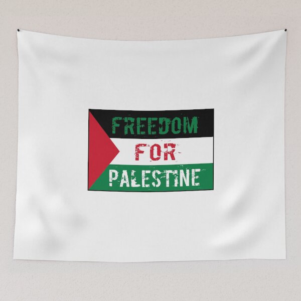 Item preview, Freedom for Palestine Flag designed and sold by AJ  Liber.