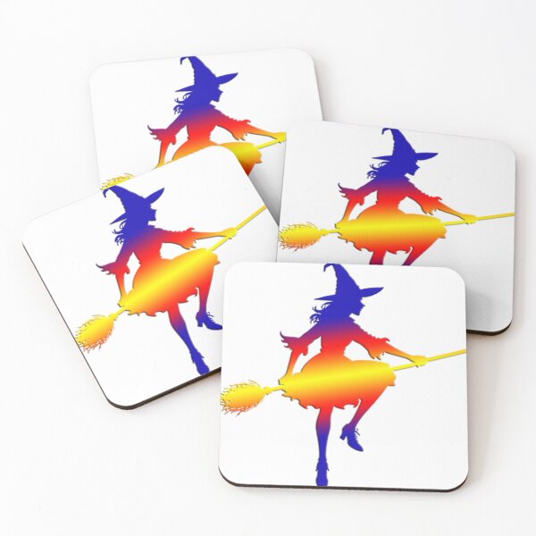 Item preview, Halloween Witch Riding On A Broomstick designed and sold by likbatonboot.