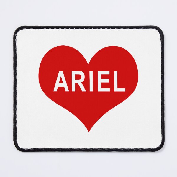 Item preview, ARIEL NAME Red Love Heart designed and sold by usernamenaijan.