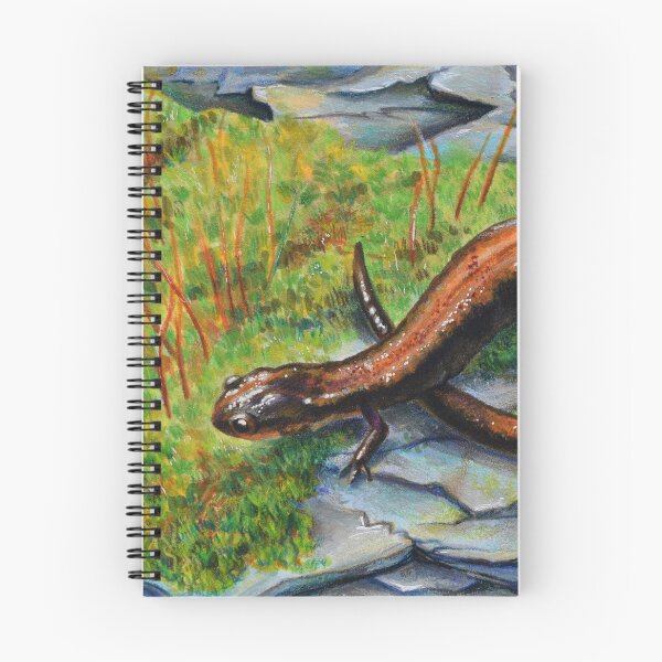 Item preview, Red Backed Salamander on Mossy Forest Floor designed and sold by Nick Garnhart.