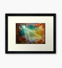 The Secret Grotto Framed Print