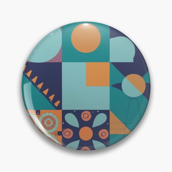 Item preview, Symmetrical and abstract geometric pattern with clean lines designed and sold by SeamlessBlend.