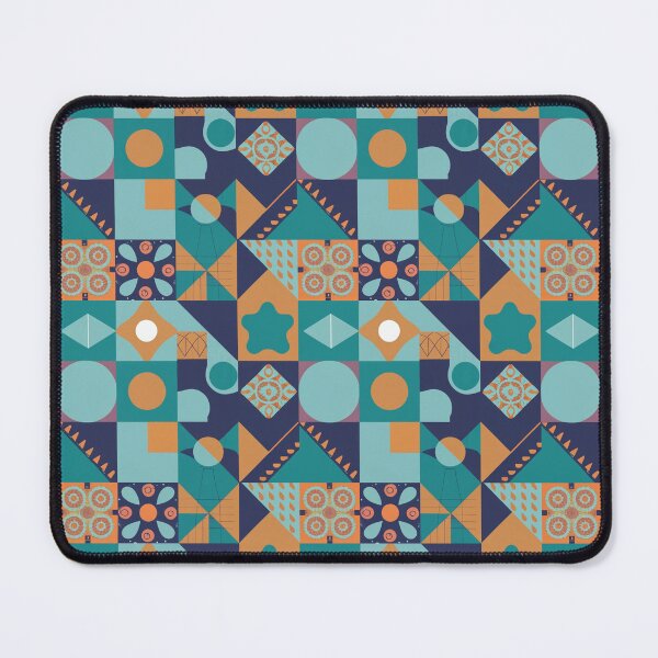 Item preview, Symmetrical and abstract geometric pattern with clean lines designed and sold by SeamlessBlend.