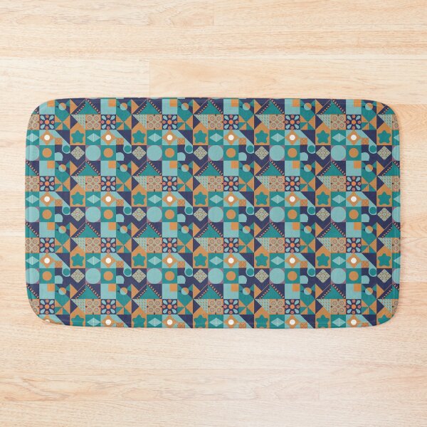 Item preview, Symmetrical and abstract geometric pattern with clean lines designed and sold by SeamlessBlend.